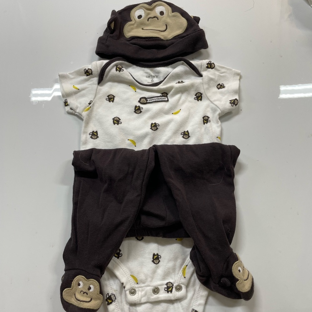 Bananas for Mommy Monkey outfit- Carter’s 6 month